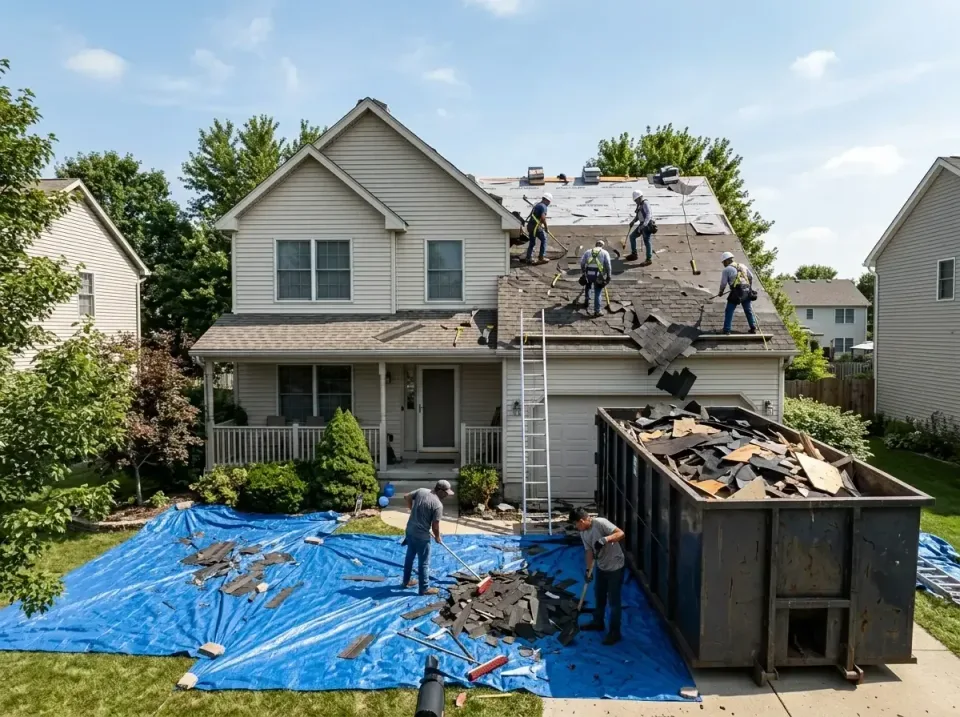 roof-replacement-debris-remova-004 — frequently asked questions, Cheapest Dumpster Rentals in Kennedale, TX